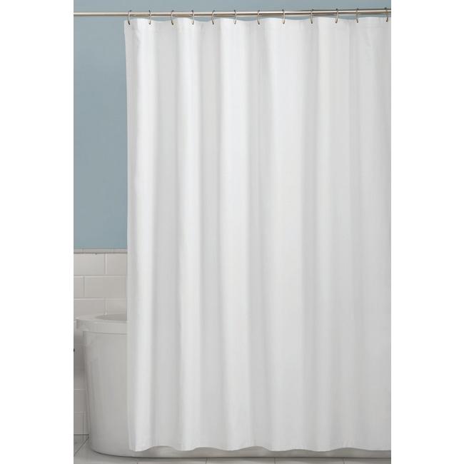 Zenna Home Basic Solid Fabric Shower, Solid Fabric Shower Curtain