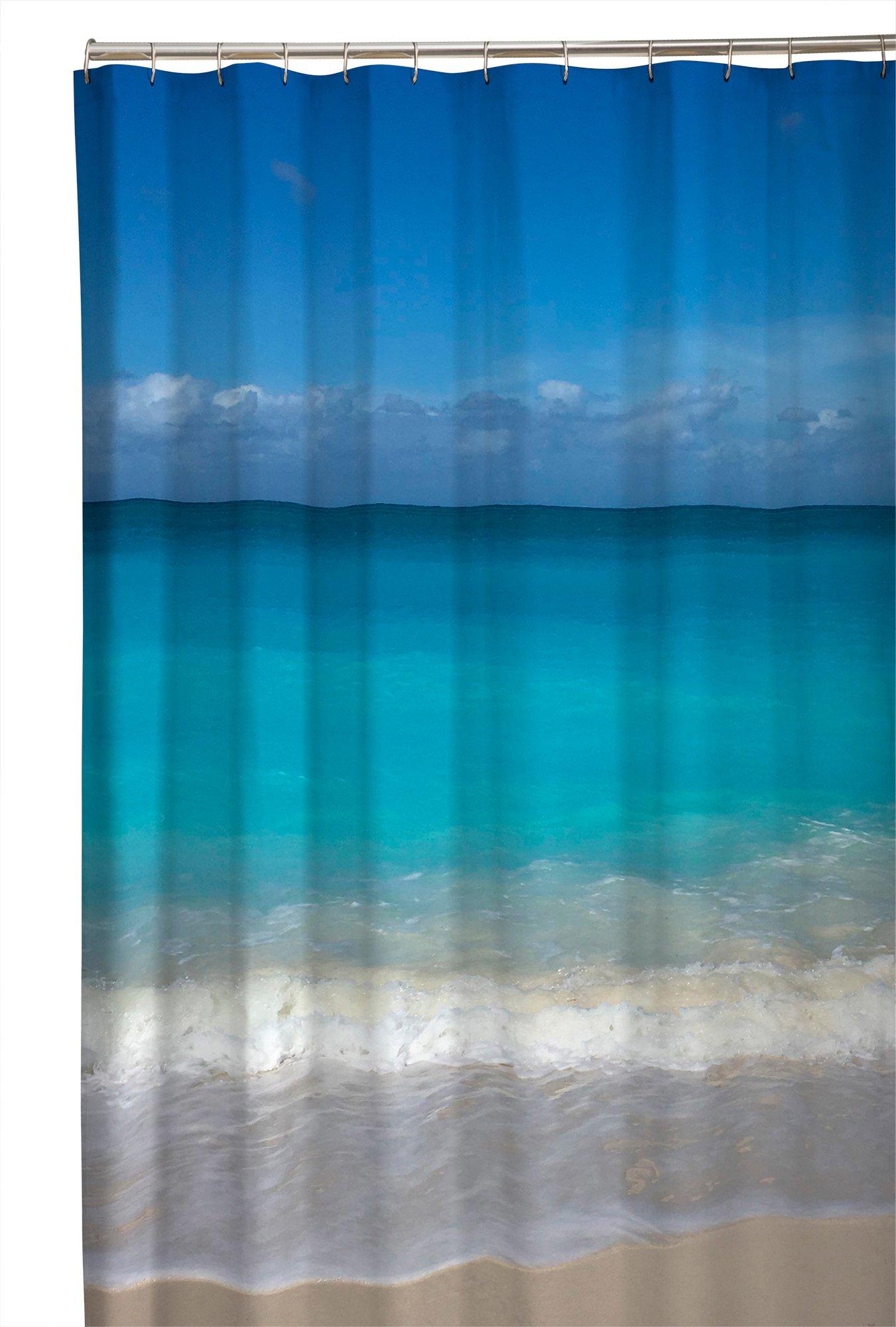 Beach Photo Fabric Shower Curtain