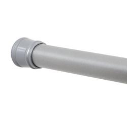 Grey Steel Twist Shower Rod