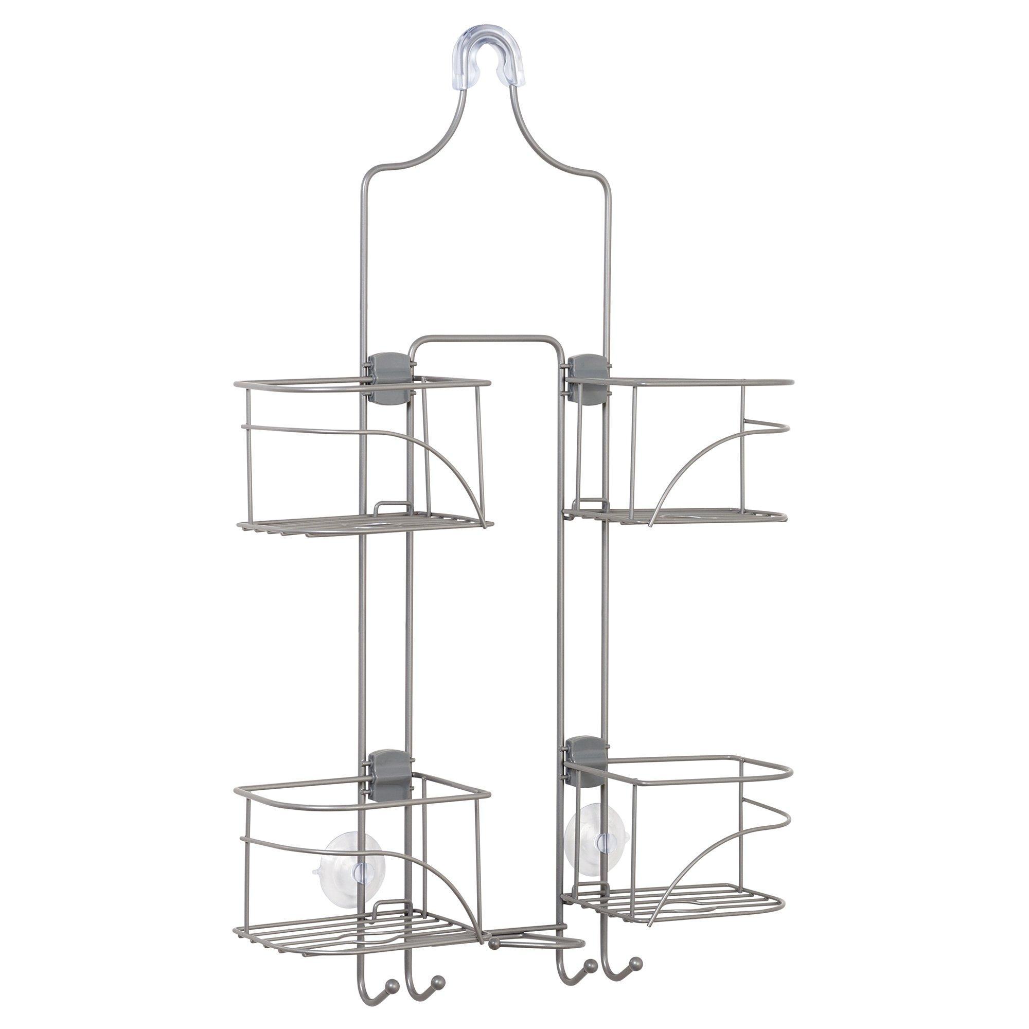 Expanding Satin Nickel Shower Caddy