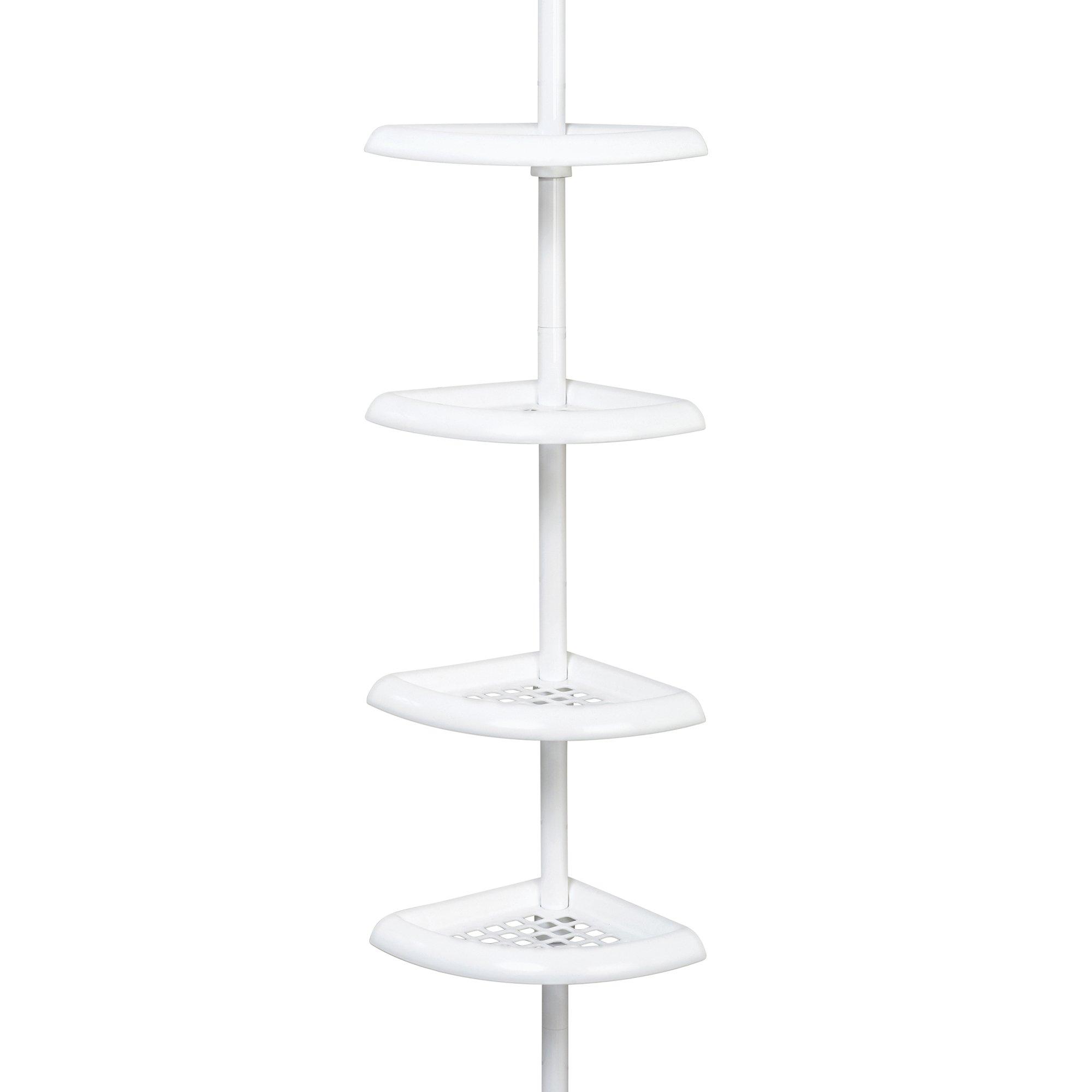 Zenna Home Expanding Tension Pole Shower Caddy