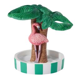 Avanti Flamingo Palm Tree Toothbrush Holder