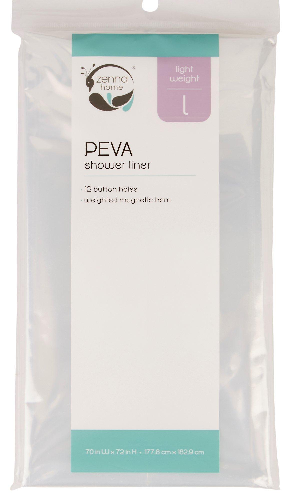 Solid Lightweight PEVA Shower Liner