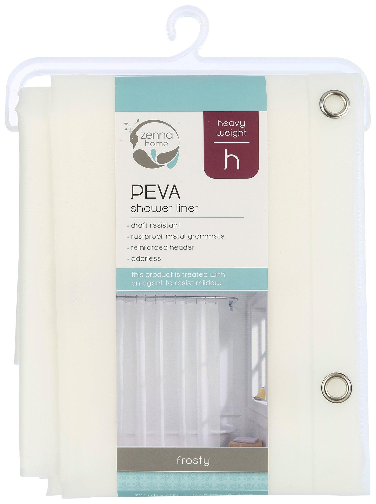 Frosty Heavyweight PEVA Shower Liner