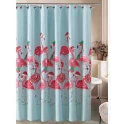 Beatrice Home Collections Flamingo Shower Curtain Set