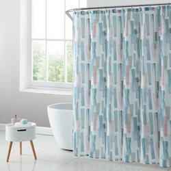 Watercolor Linear Shower Curtain