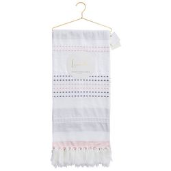 Lumina Lou 50x60 Striped Chenille Knit Throw Blanket