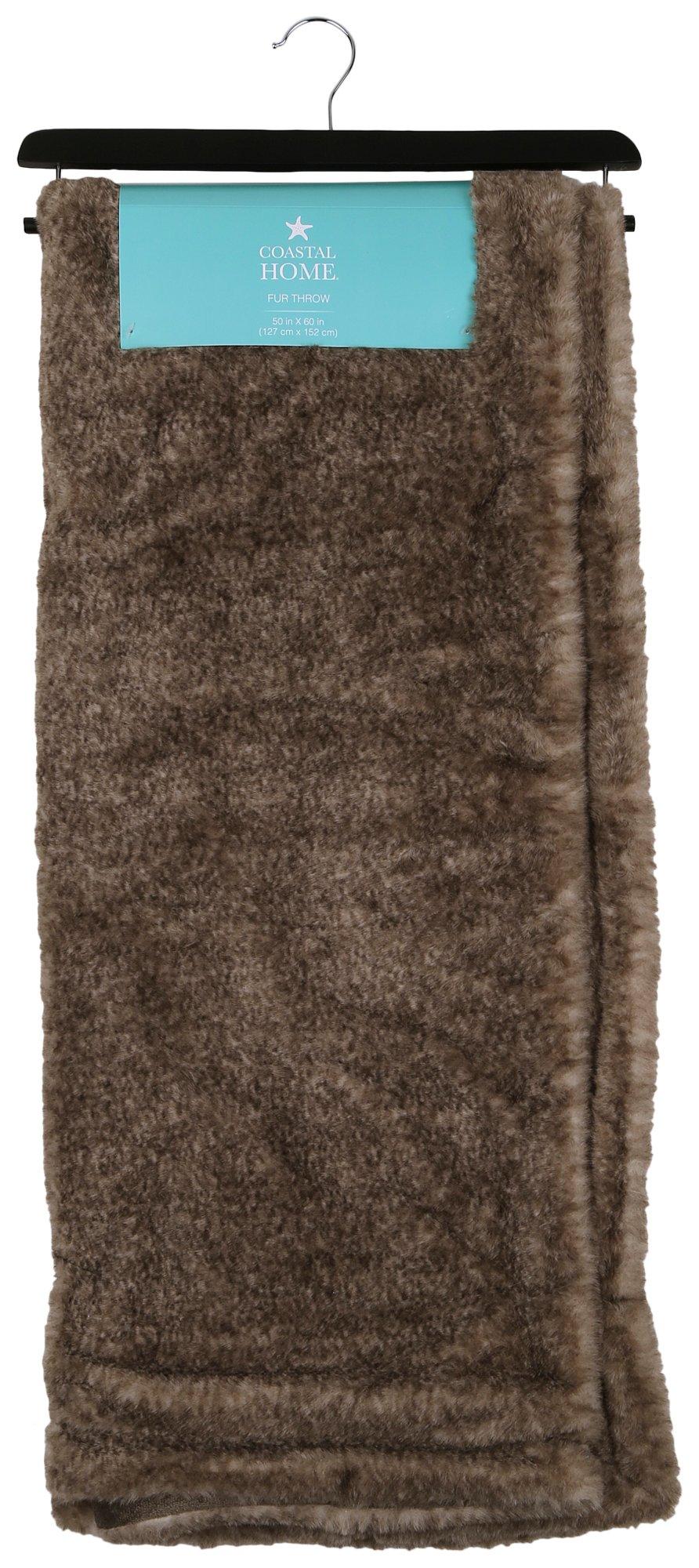 50x60 Serengeti Mink Fur Throw