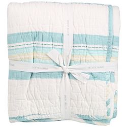 Levtex Home 50x60 Striped Quilted Throw Blanket