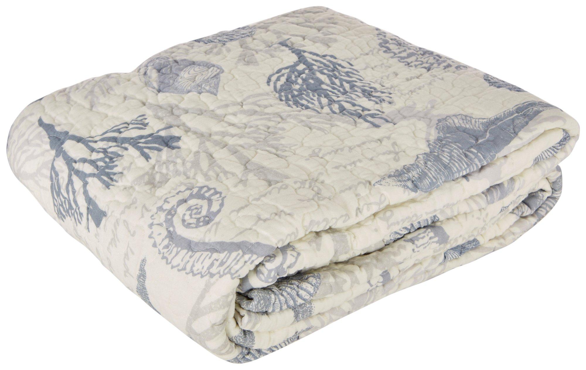 Levtex Home 50x60 Nautical Quilted Throw Blanket