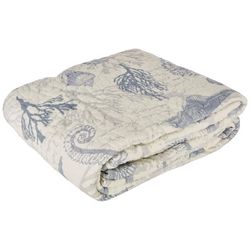 Levtex Home 50x60 Nautical Quilted Throw Blanket