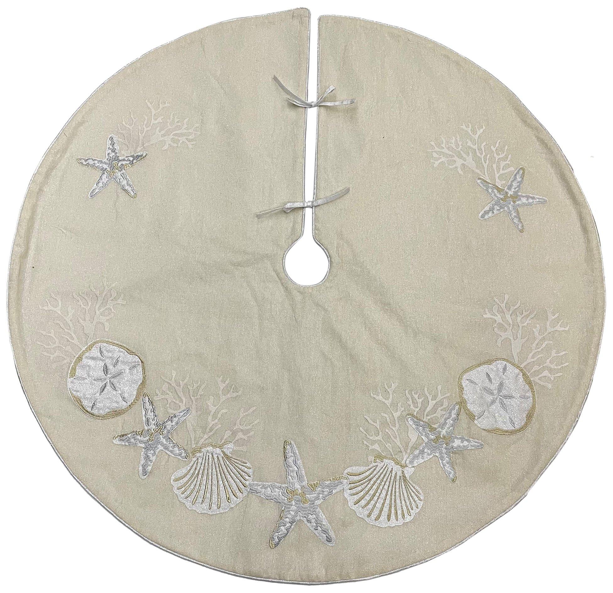 48 in. Seashell Christmas Tree Skirt