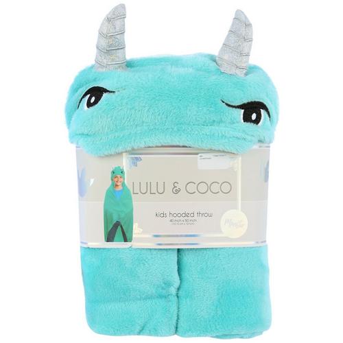 Lulu and Coco Kids Hooded Monster Throw