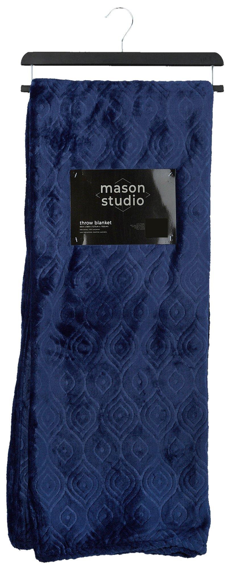 Seaside Villa 50x60 Mila Modern Ogee Throw Blanket