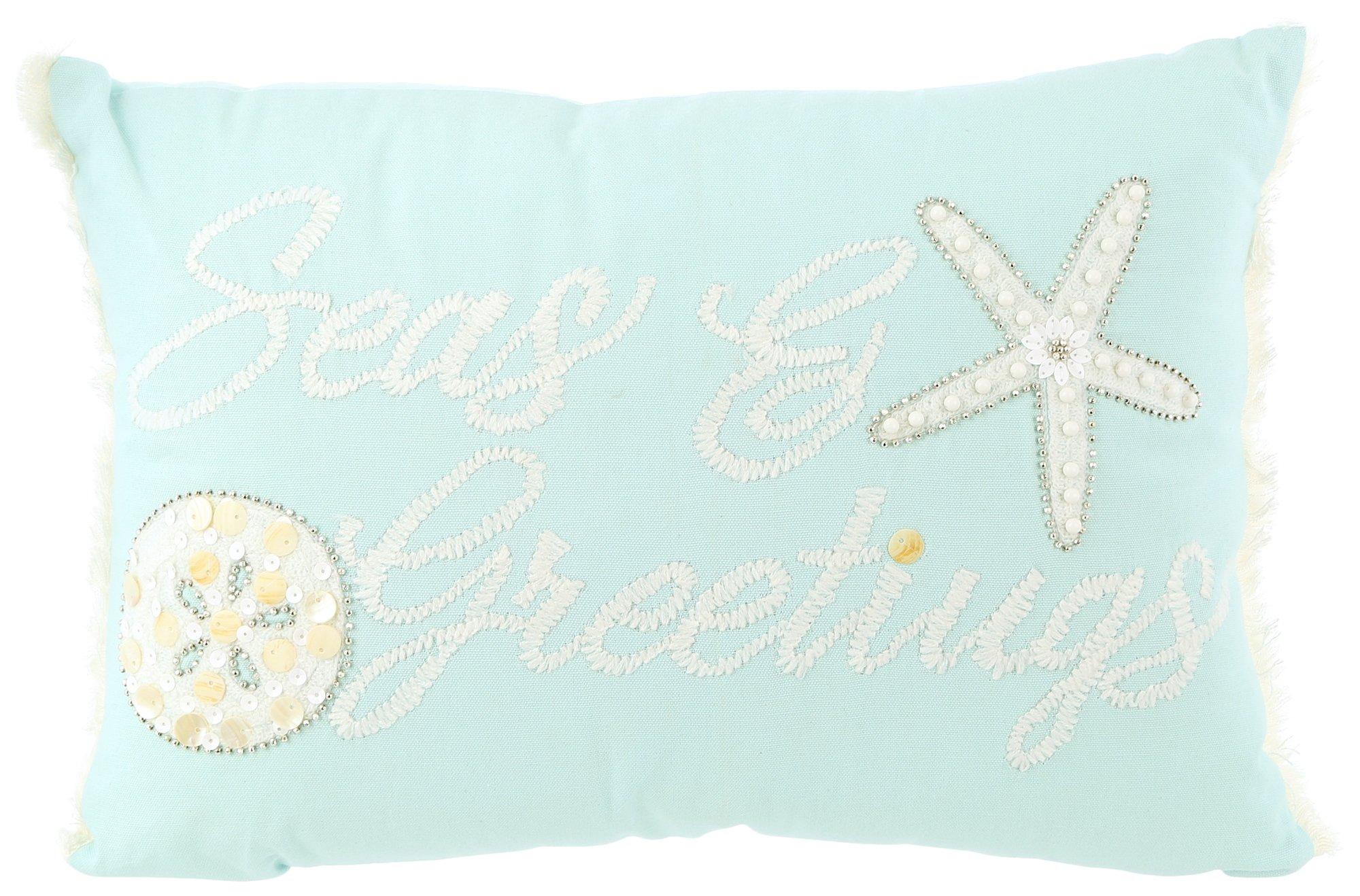 Brighten the Season Holiday Seas & Greetings Pillow