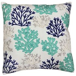 MG Monogram 20x20 Coral Tree Decorative Pillow