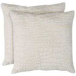 2 Pk Fuzzy Oversized Decortative Pillows