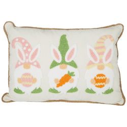 14x20 Bunny Gnomes Decorative Pillow