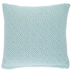 Better Trends 18x18 Linda Woven Diamond Decorative Pillow
