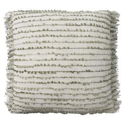 20x20 Striped Fringe Decorative Pillow