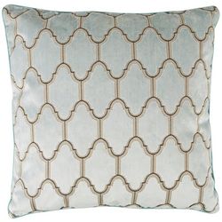 Rodeo Home Geo Cut Velvet Decorative Pillow
