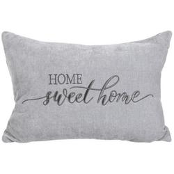 Home Sweet Home Velvet Decorative Pillow