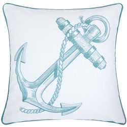 Homey Cozy 20x20 Anchor Stitched Decorative Pillow