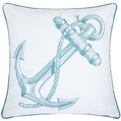 Anchor Stitched Decorative Pillow