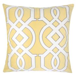 Geo Trellis Velvet Decorative Pillow