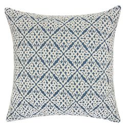 Homey Cozy Geometric Trellis Decorative Pillow