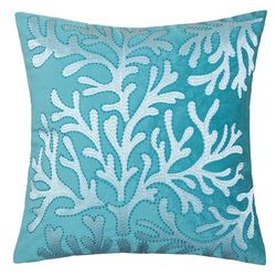 Homey Cozy Velvet Coral Reef Decorative Pillow