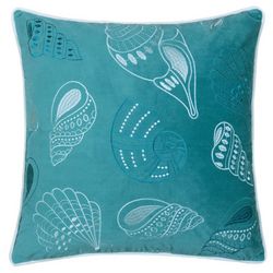 Homey Cozy Embroidered Velvet Shell Decorative Pillow