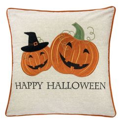 Homey Cozy 20x20 Happy Halloween Decorative Pillow