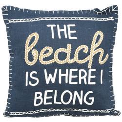 18x18 Beach Decorative Pillow