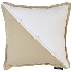 Nautica Applique Rope Decorative Pillow