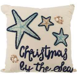 16x16 Christmas By The Sea Decorative Pillow