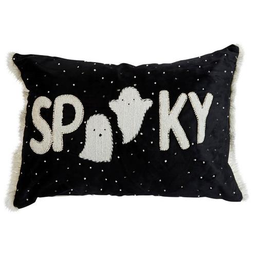 Brighten The Season 14x20 Spooky Velvet Decorative Pillow
