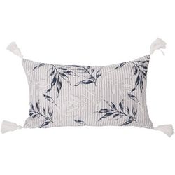 Home Essentials Seersucker Tassel Decorative Pillow