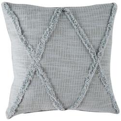 Cross Over Tufted Decorative Pillow