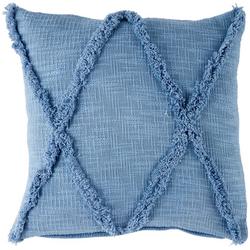 Cross Over Tufted Decorative Pillow