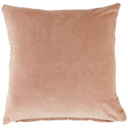 LR Home Solid Velvet Decorative Pillow
