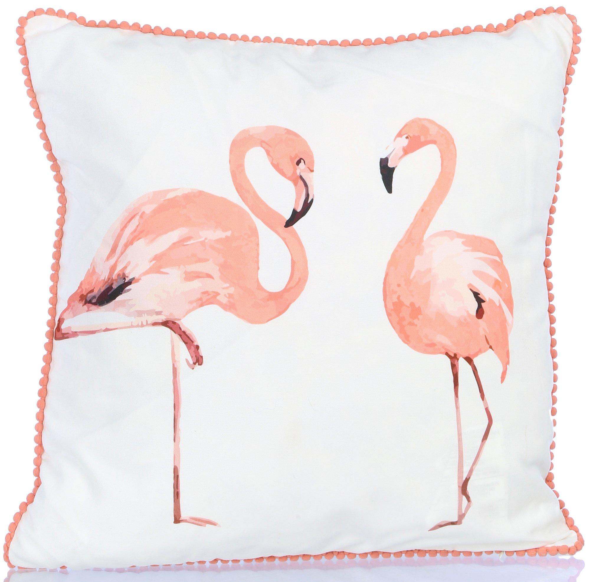 Levtex Home 18x18 Flamingo Decorative Pillow