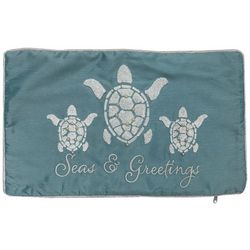 20x12 Christmas Turtle Pillow Cover