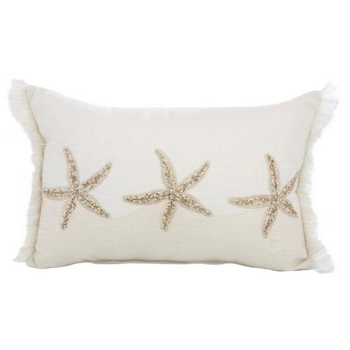 14x20 Starish Embellished Decorative Pillow