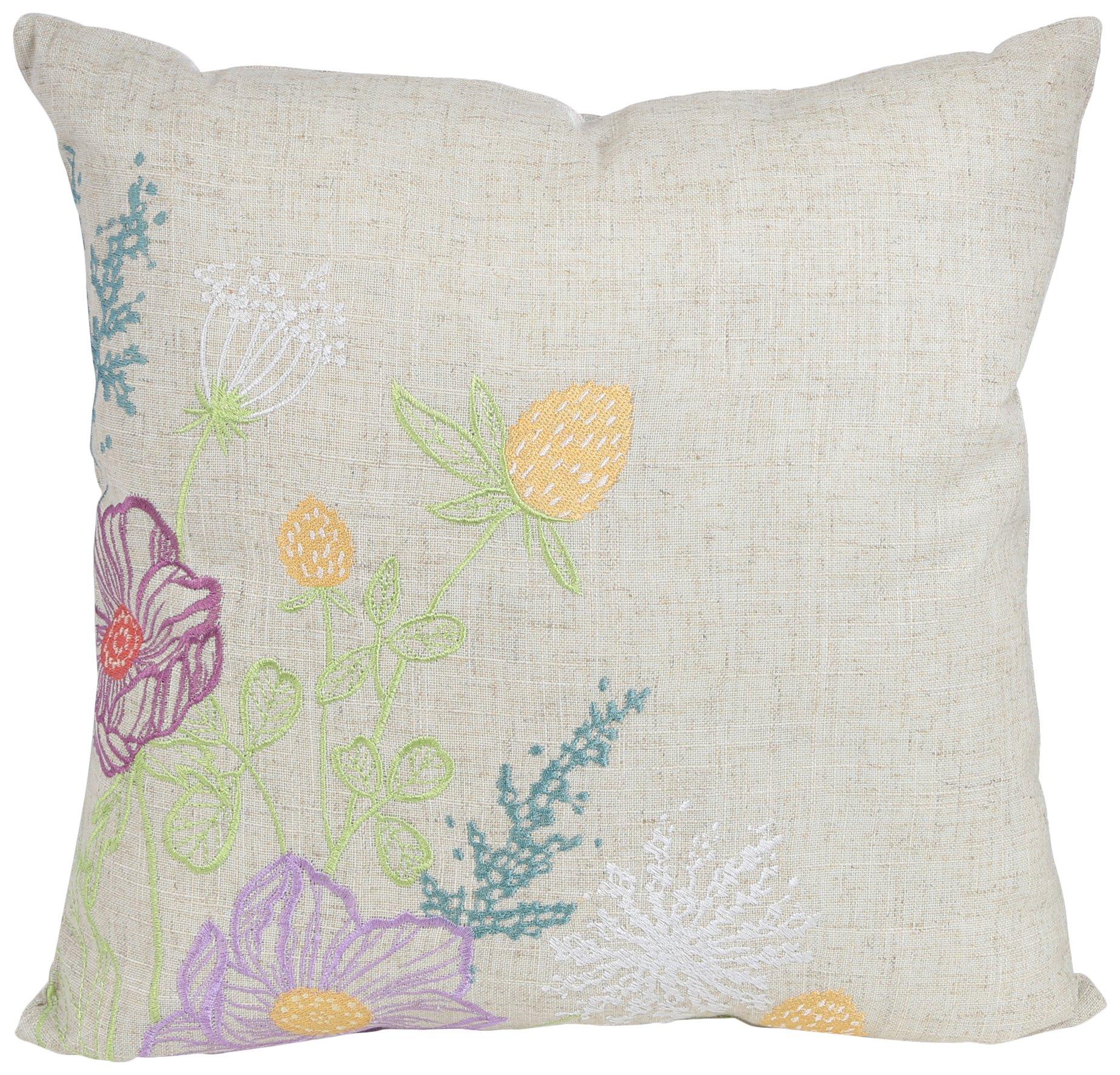 Arlee 18 x 18 Botanicals Decorative Pillow