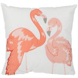 18x18 Flamingo Decorative Pillow
