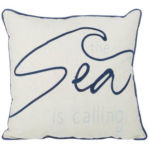 Arlee 18x18 The Sea Is Calling Decorative Pillow