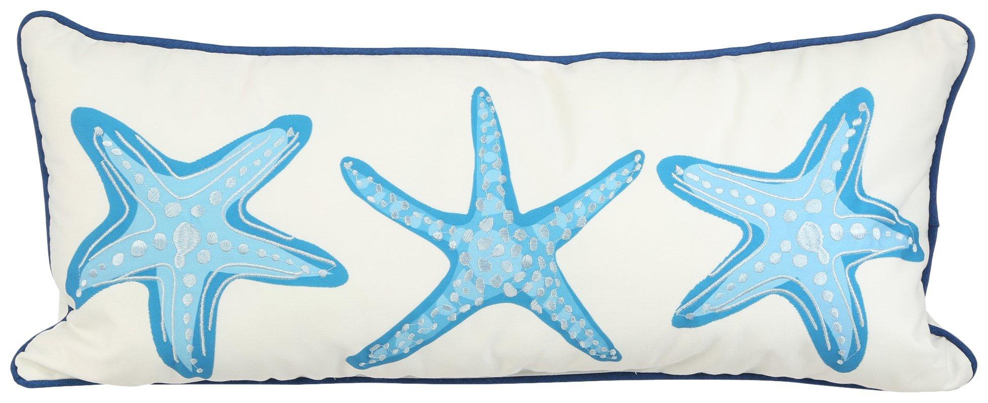 Arlee 10 x 24 Sea Star Decorative Pillow