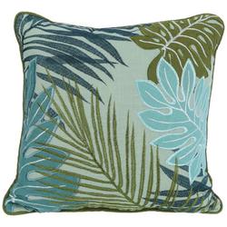 16 x 16 Tropical Leaves Decorative Pillow