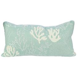 12 x 24 Coral Decorative Pillow